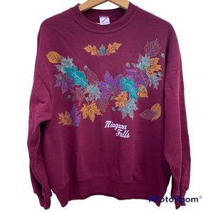 Vintage Niagara Falls graphic crewneck Large